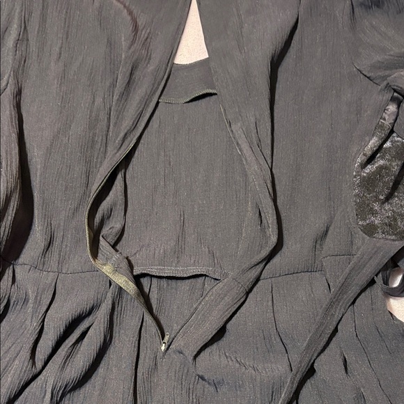 Elegant Women's Maxi Dress in Charcoal black - Picture 12 of 12